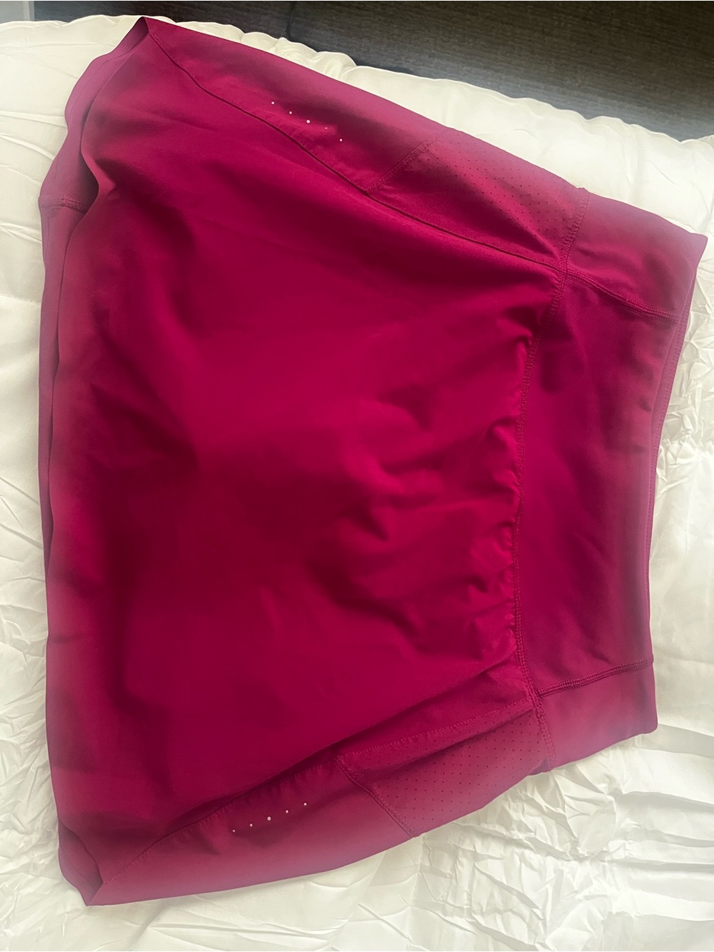 Athleta Run With It 16” Skort S Petite Pink Running Tennis Skirt